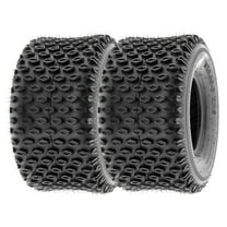 SunF ATV/UTV All Terrain Quad Mini Bike Tire 18x9.5-8 18x9.5x8 6 PR Tubeless A012 (Set of 2)