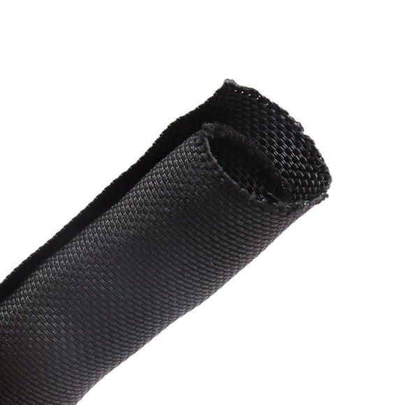 Sonoreboom Braided Wire Loom Mesh Woven Self-Wrapping Split Sleeving for Automotive Wires/Audio Video Cable/Multi-Cable Strings (1/2" - 16 Feet)