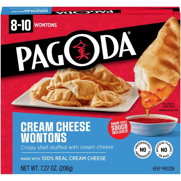 Pagodaa A Snacks Cream Cheese Wontons 17 27 Oz Walmart Com Walmart Com