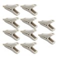thumbnail image 3 of 2 Poles Electronic  Clip, 10Pcs 2 Poles  Clips Positive Negative  10A Gold Plated Brass Car Battery  Clamp Connector, Tools, 3 of 8