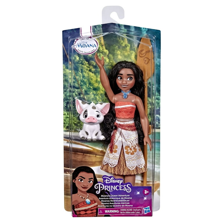 Disney Princess Moana's Ocean Adventure with Doll and Pua Figure