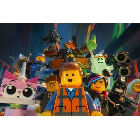 Movie Case Topper Card - Lego Movie 2 The Second Part Cast Edible Cake Topper Image ABPID00014V1