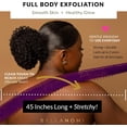 thumbnail image 5 of BELLANOMI African Net Sponge - Authentic Sapo Exfoliating Net, Ethically sourced from Nigeria, 45" Long Back Scrubber, Quick Dry Loofah Alternative for Gentle Exfoliation Daily Use, 5 of 8
