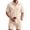 Creamy White, variant on RICHCOIN Men's 2 Piece Outfits Textured Knit Short Sleeve Button Down Shirts and Shorts Old Money Casual Sets