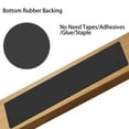 thumbnail image 4 of Rubber Stair Treads Carpet Non Slip, Black Stair Rugs For Wooden Steps, Reusable Carpet Stairs Runner, Machine Washable Stair Mats Covers, Black (30"x, 4 of 5