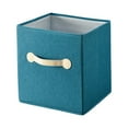 thumbnail image 2 of kkbbma Clearance Under $5 Storage Cubes - Heavy Duty Fabric Storage Bins for Shelves Closet, Cube Organizer - Collapsible Cube Storage Bins Baskets for Organizing Clothes Blankets Toys, 2 of 7