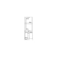 thumbnail image 7 of Virtue Corner Bar Cabinet Two Shelves Five Built-in Wine Rack Finish Aged Oak Material Laminate 70.8" x 17.7" x 17.7", 7 of 7