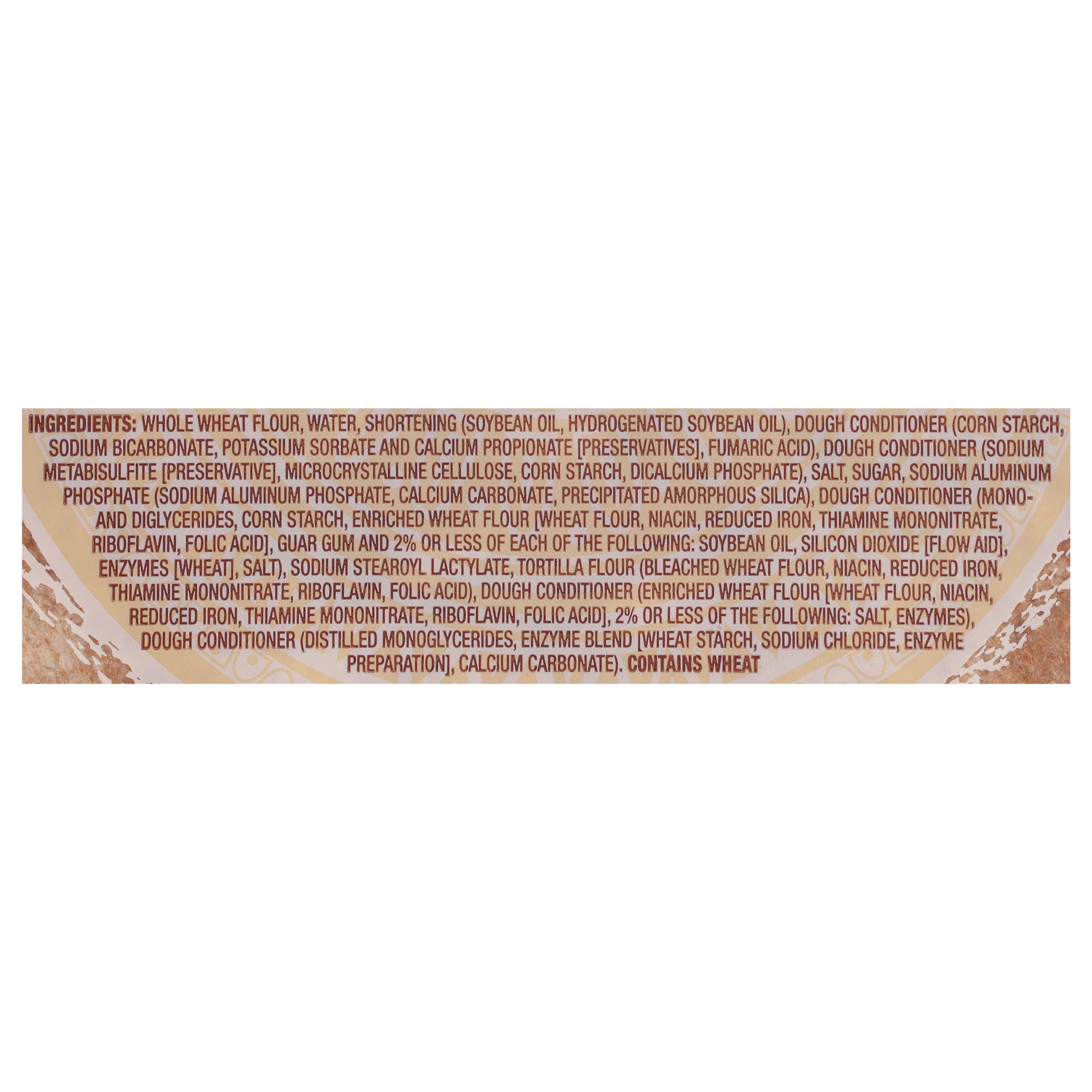 Don Pancho Whole Wheat Tortilla 8", 12.8 oz, 8 Count