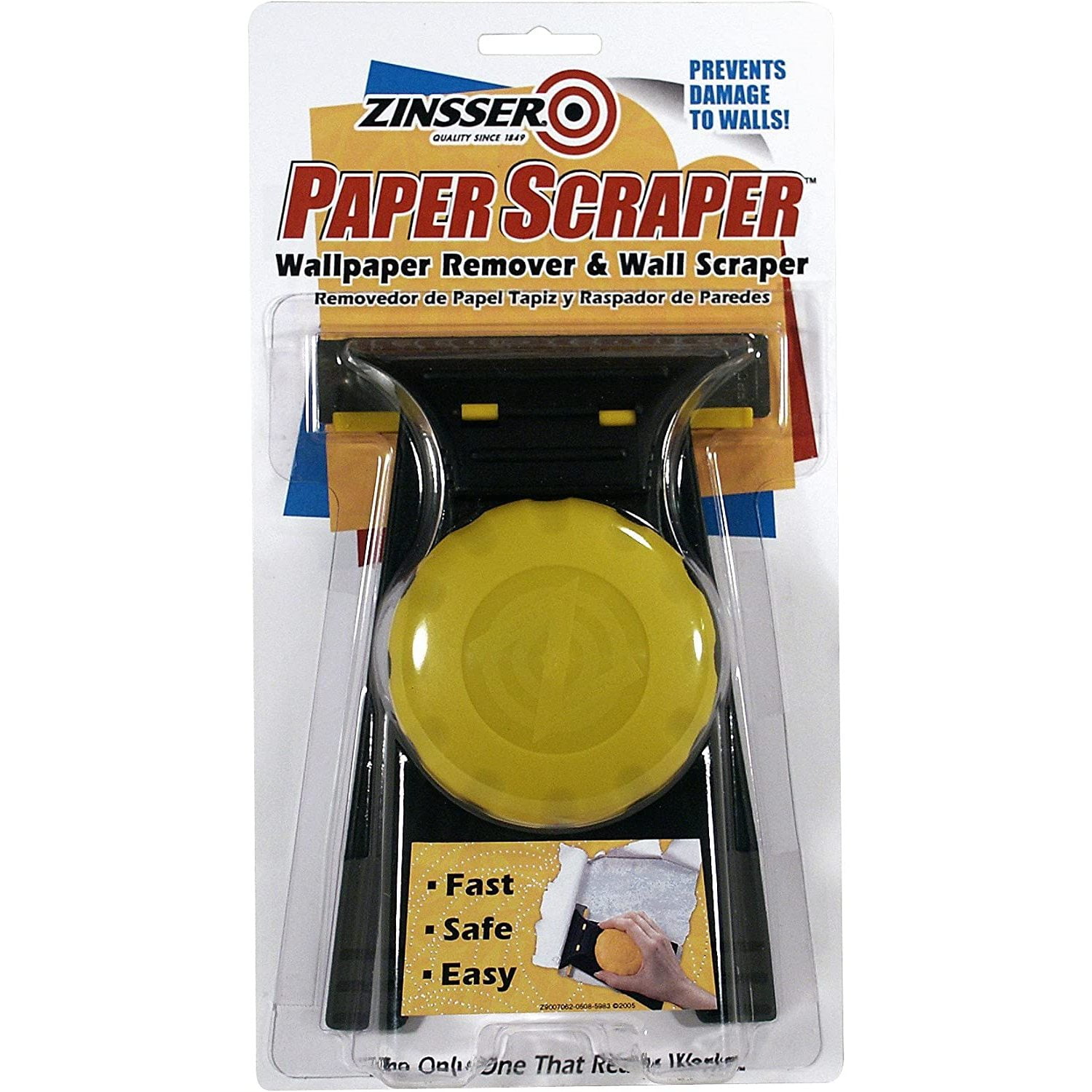 Paper Scraper 412 in. W Steel Fixed Wallpaper Remover, Easily peel