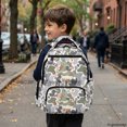 thumbnail image 6 of HELLHERO Camo Reading Duck School Bookbags with Lightweight Multi Pocket, 17 Inch Water Resistant Backpacks for Travel Middle School, 6 of 7