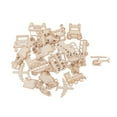 thumbnail image 2 of 60 Pieces Mini Cuts Wood Shapes DIY Mini Unfinished Wood Vehicle Themed for Card, 2 of 9