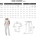 thumbnail image 4 of SUNBS 2 Piece Outfits Matching Summer Sweatsuit Lounge Set Womens Wide Leg Pants Side Ruching Crop Top, 4 of 7