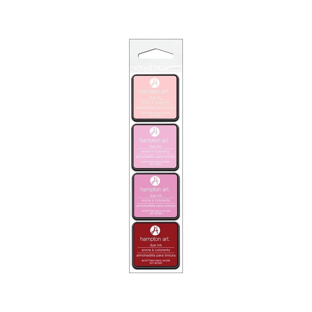 Hampton Art Ink Pads 4pk Passion Pink