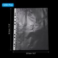 thumbnail image 2 of Unique Bargains A4 Size Sheet Protectors, Clear, 200 Count, 2 of 5