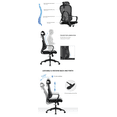 thumbnail image 4 of Silla de Oficina ErgoMesh Pro Mobica, 4 of 5