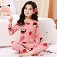 thumbnail image 1 of Conjunto de pijama de Navidad para niños y niñas, ropa de dormir para el hogar, 4, 6, 8, 10 y 12 años, 1 of 4