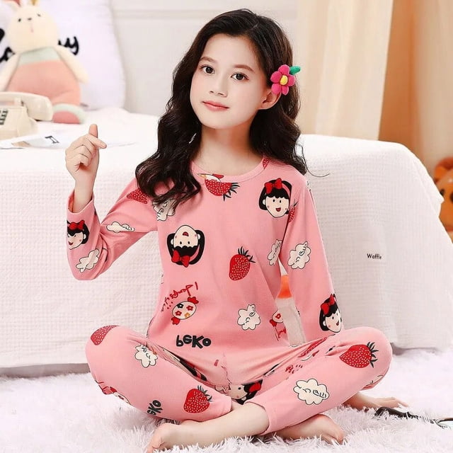 Conjunto de pijama de Navidad para niños y niñas, ropa de dormir para el hogar, 4, 6, 8, 10 y 12 años