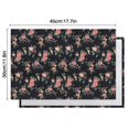 thumbnail image 6 of Pioneer Flower Floral Print Pattern Summer Placemats Table Placemats Set Of 4-Linen Kitchen Washable Placemats Table Mats 12x18 Inch Non-Slip Heat Resistant, 6 of 6