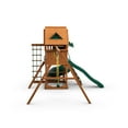 Gorilla Playsets Mountaineer Treehouse Wooden Swing Set with Fort Add
