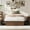 Walnut, variant on Twin Minimalist Wooden Platform Bed Frame with 2 Storage Drawers, Wooden Bed Frame Without Headboard, Wood Slat Support, Noise-Free Design, No Box Spring Needed, Easy Assembly, Oak