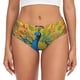 thumbnail image 1 of Fotbe Peacocks Calzones Estampados para Mujer – Ropa Interior de Algodón, Cómoda, Suave y Elástica-XX-Large, 1 of 6