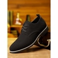 thumbnail image 2 of Men's Suede Casual Flat Shoes, Multicolor Leather Shoes, Fashionable & Trendy, Plus Size, 2 of 4