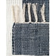 thumbnail image 6 of Unique Loom Chindi Rag Collection Area Rug - Striped (5' 1" x 8' Rectangle Navy Blue/Ivory), 6 of 7