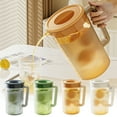 thumbnail image 7 of Plastic Drink Pitcher, 2L Cold Kettle, Infused Water Container for Kitchen Home Party Bar Wedding, Leakproof Lid, Wide Mouth, Durable, Dishwasher Safe, 7 of 7