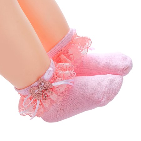 

iaksohdu Baby Socks Stylish Comfortable Breathable Washable Summer Toddler Lace Bowknot Ankle Daily Wear