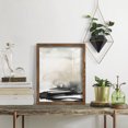 thumbnail image 5 of Ebony Horizon Triptych I - Framed Print w/glass - Walnut, 5 of 7