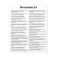 thumbnail image 5 of Scripture Walls Proverbs 21 Chapter White Bible Canvas Christian Wall Art Ready to Hang Unframed, 5 of 13