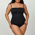 thumbnail image 5 of JGGSPWM Bodysuit for Women Tummy Control Shapewear Seamless Tight Strapless Suspender Body Clothes Body Shaping Open Jumpsuit Black XXXL, 5 of 7