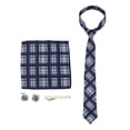 thumbnail image 1 of Juego De Corbatas, Juego De Corbata Práctico Decorativo De Hilo De Poliéster Resistente Al Desgaste Para Reuniones Para Bodas Para Fiestas ANGGREK Otros, 1 of 8