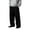Black, variant on TKKCS Mens Wide Leg Sweatpants- Elastic Drawstring Waist Casual Lounge Soft Knit Loose Fit Straight Pants with Pockets Navy Size XL