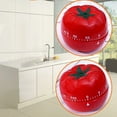 GARENAS Kitchen Timer Baking Alarm Clock Tomato Reminder Machine Small