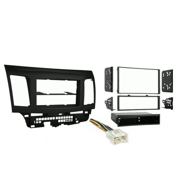 Mitsubishi Lancer & Sportback 2014-2017 Stereo Radio Install Dash Kit Package