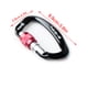 thumbnail image 4 of Mosquetón de Seguridad Eigraketly Hebilla Protectora Simple Escalada Negro+Rojo OD019570-01, 4 of 6