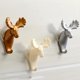 thumbnail image 4 of Vintage Elk Cabeza Succión Ventana Pared Fuerte Succión Pared s Percha Sombrero Ropa Escudo Colgante Ciervo pteado Sunnimix Gancho de succión para cabeza de animal, 4 of 8
