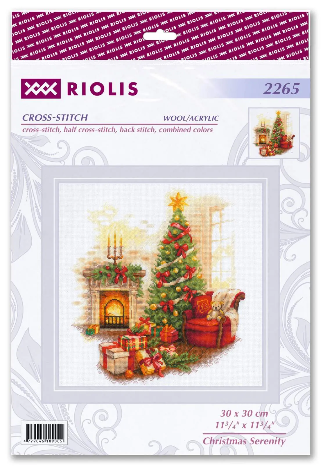 RIOLIS Counted Cross Stitch Kit 11.75"X11.75"-Christmas Serenity
