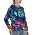 thumbnail image 6 of Haiem Colorful Tropical Leaves for Men's Fashion Hoodies & Sweatshirts with Kangaroo Pocket,Hooded Sweatshirt with Eye-catching Drawstrings-XX-Large, 6 of 7