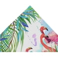 thumbnail image 6 of Coolnut Tapestry Wall Hanging Tropical Watercolor Floral Flamingo Tapestry Tapestry Bright Wall Art Wall Blanket Wall Decor for Bedroom Living Room Dorm Decor（60 x 51 inch） Home Decor Gifts, 6 of 7