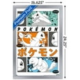 thumbnail image 3 of Pokémon - Trio Anime Wall Poster, 14.725" x 22.375" Framed, 3 of 5
