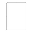 thumbnail image 2 of Textured White 7x10 Uncut Art Mat Board - No Opening - 50 Mats, 2 of 7