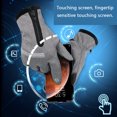 thumbnail image 4 of Guantes de ciclismo Deporte al aire libre Guantes de ciclismo de invierno Toques térmicos de vellón, 4 of 8