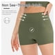 thumbnail image 4 of Pantalones cortos de yoga para mujer Rayas Levantamiento de glúteos Cintura alta Secado rápido No, 4 of 8