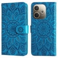 thumbnail image 2 of Funda tipo cartera GANGXUN para OPPO A5 Pro , diseño girasol, cuero PU, soporte, cierre magnético, tarjetero, 2 of 5