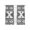 grey, variant on Gray Boho Sheer Curtains 96 Inch Length 2 Panels Set, Southwestern Ethnic Aztec Retro Geometric Voile Window Treatment Semi Sheer Long Curtains Drapes for Bedroom/Living Room/Kitchen 52"x96"x2