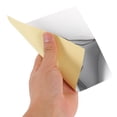 thumbnail image 4 of WASHWEPE Decorativo Adhesivo Para Pared En Color Plata Con Material PVC Duradero Y Sin Residuos, 4 of 6