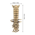 thumbnail image 2 of Niceauty Brass Decor Mantis Shrimp Figurine Golden Brass 1Pcs, 2 of 6