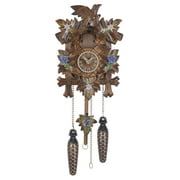 Quartz Cuckoo Clock 5 leaves, bird, with music, Gift-Boxed TU 411 QM KSV